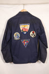 1968年契約　アメリカ海軍　対潜哨戒整備兵　デッキジャケット　ローカルメイドパッチ付　中古品