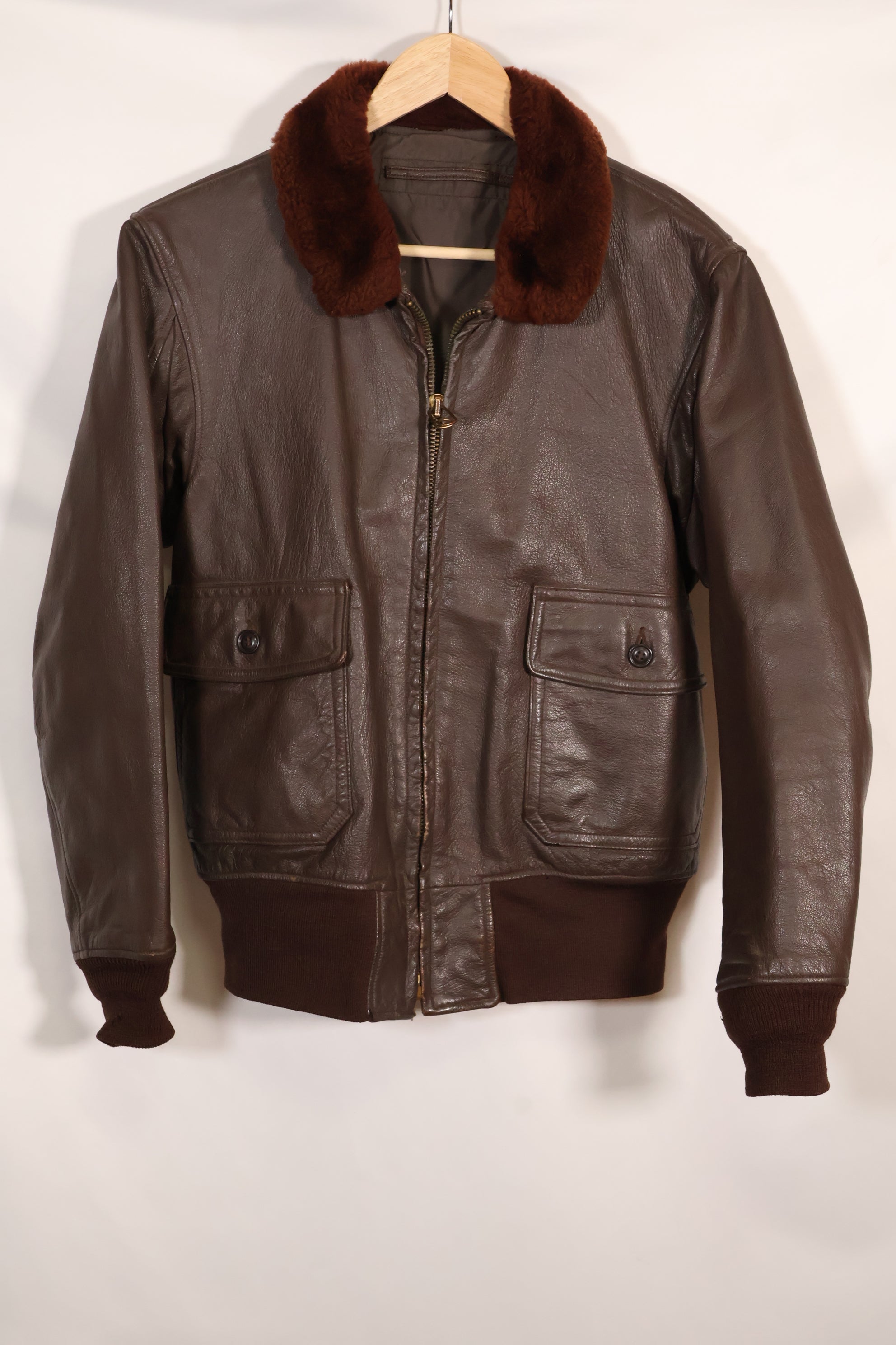 1950年代〜60年代ロット　アメリカ海軍　G-1　フライトジャケット　契約ラベルなし　中古品