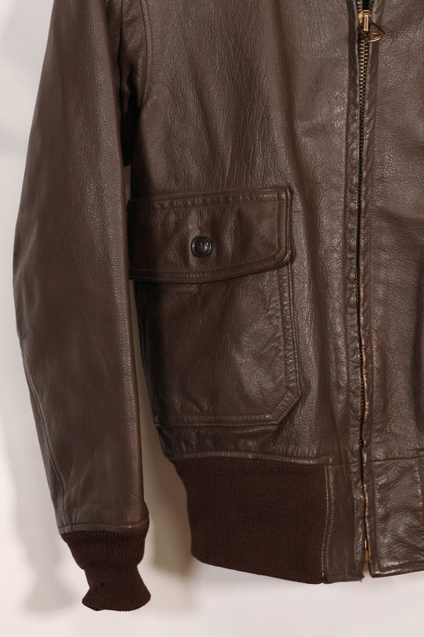 1950年代〜60年代ロット　アメリカ海軍　G-1　フライトジャケット　契約ラベルなし　中古品