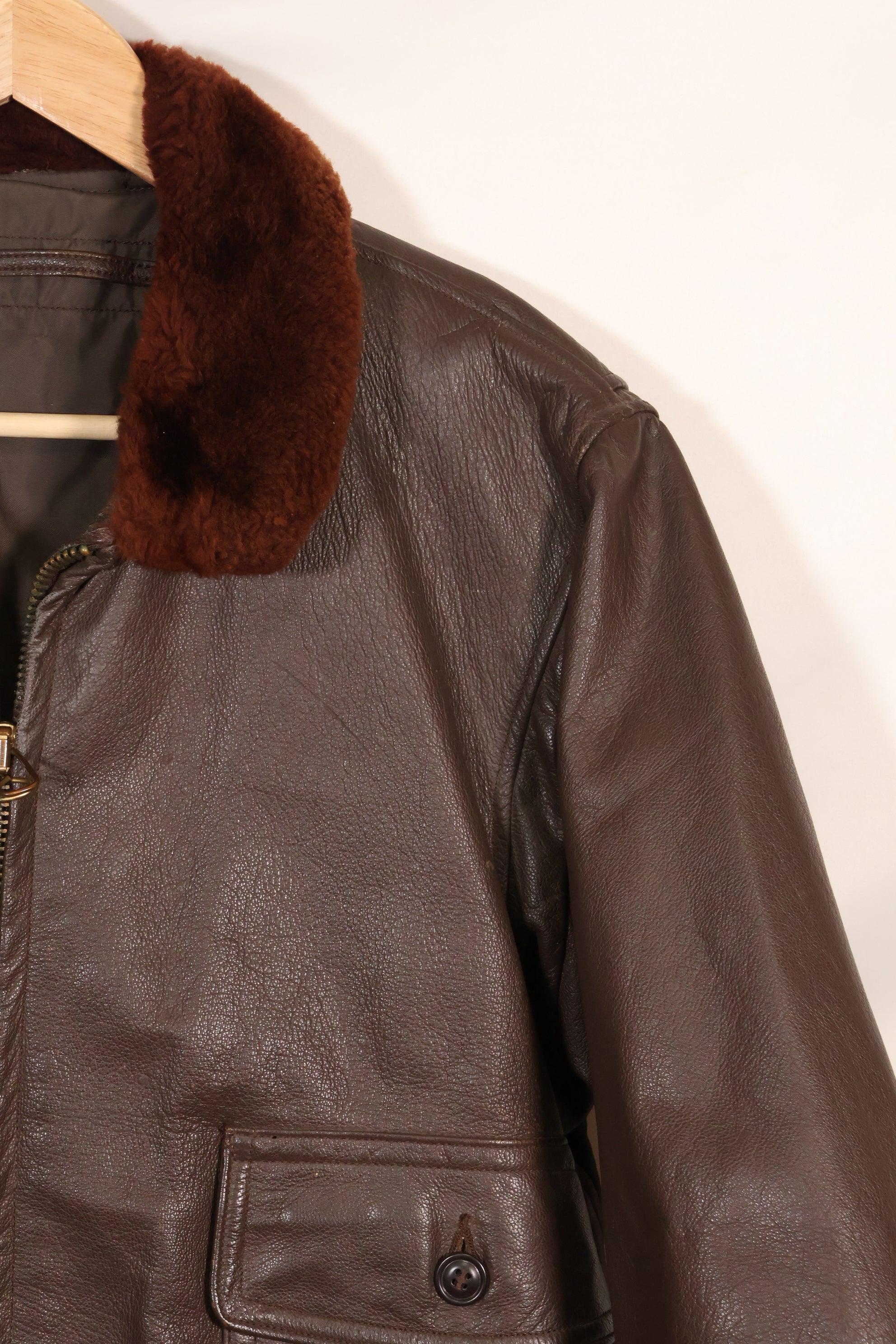 1950年代〜60年代ロット　アメリカ海軍　G-1　フライトジャケット　契約ラベルなし　中古品