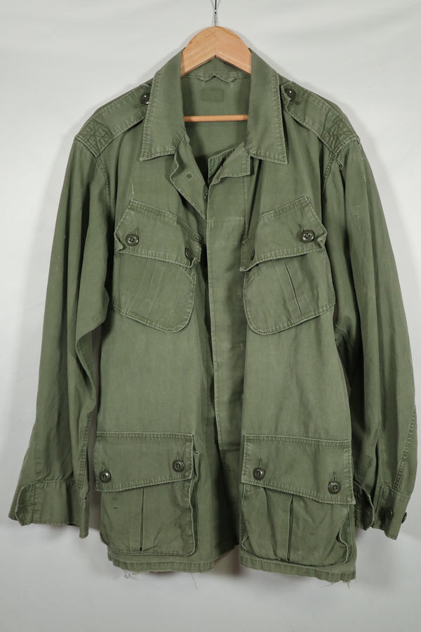 実物　1st Model ジャングルファティーグ　ジャケット　サイズタグなし　退色あり　中古品