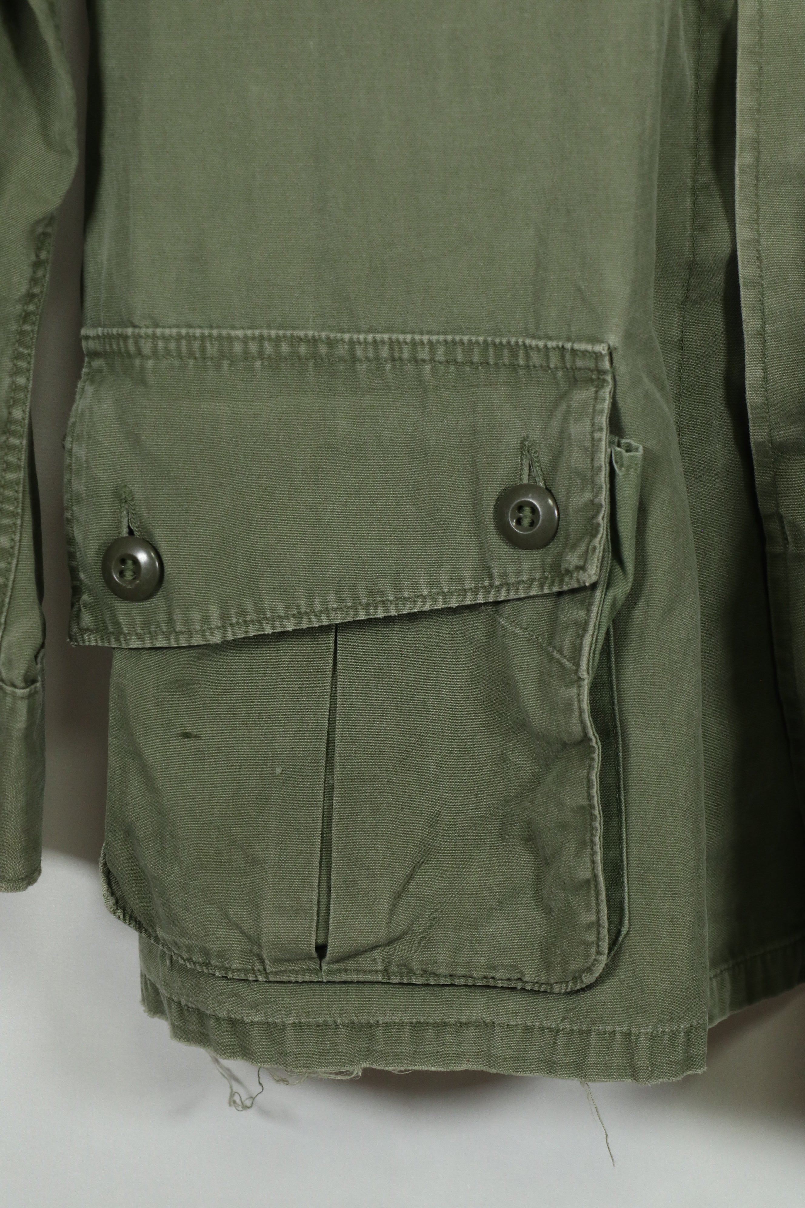 実物　1st Model ジャングルファティーグ　ジャケット　サイズタグなし　退色あり　中古品