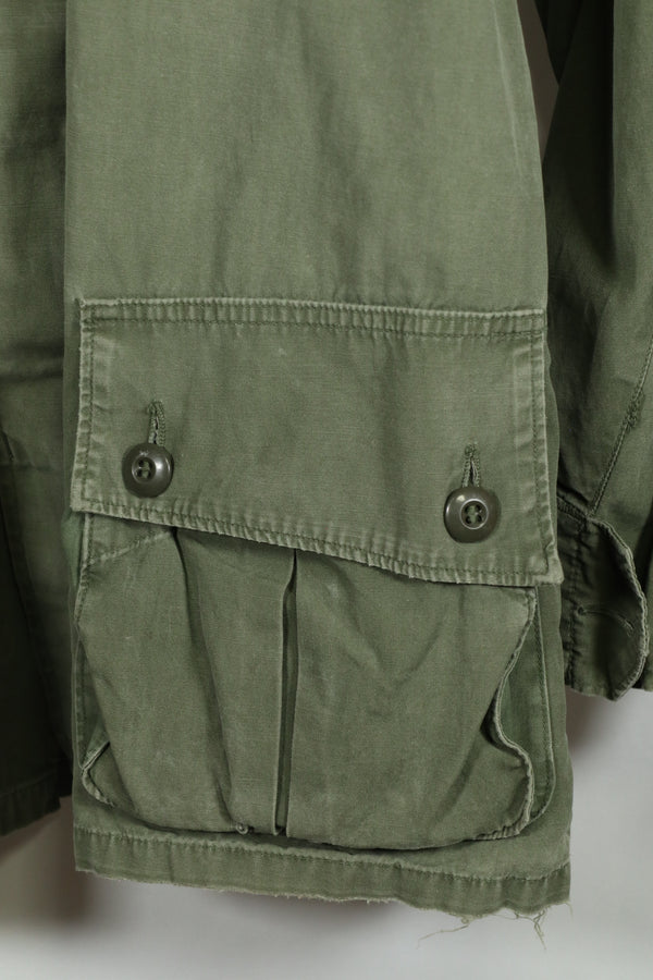 実物　1st Model ジャングルファティーグ　ジャケット　サイズタグなし　退色あり　中古品