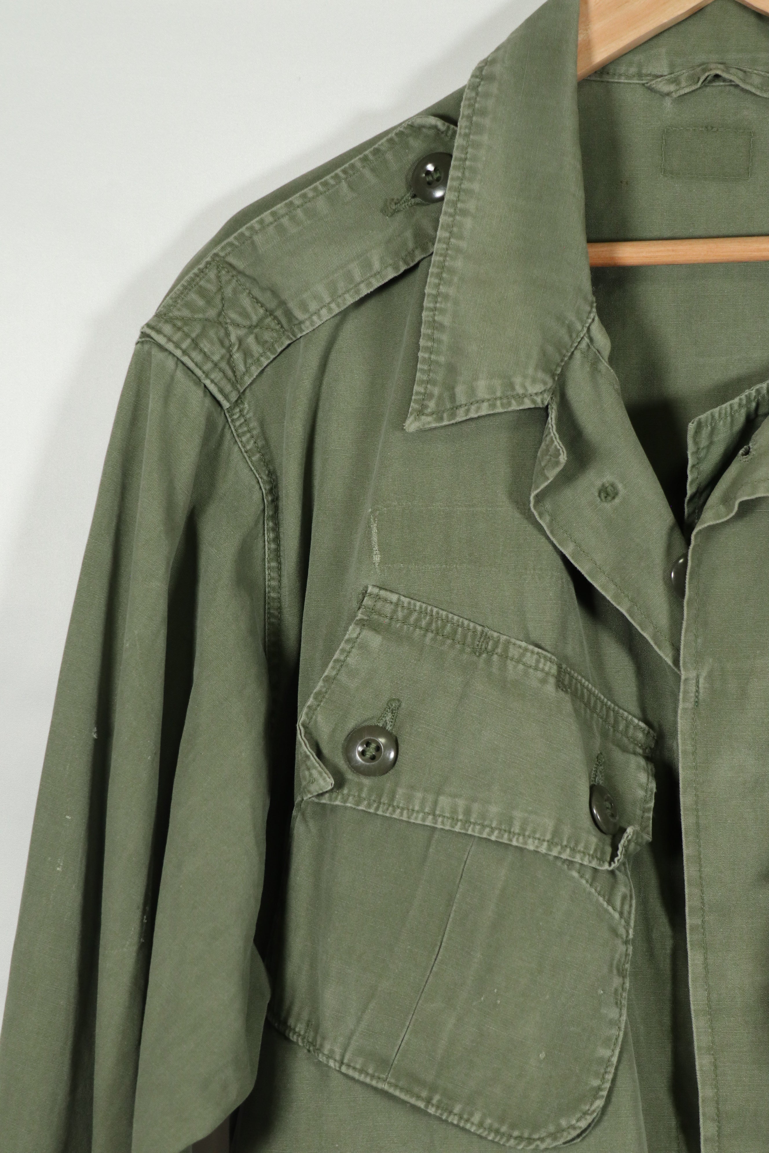 実物　1st Model ジャングルファティーグ　ジャケット　サイズタグなし　退色あり　中古品