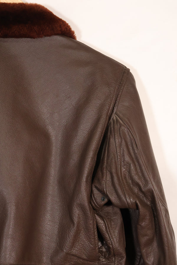 1950年代〜60年代ロット　アメリカ海軍　G-1　フライトジャケット　契約ラベルなし　中古品