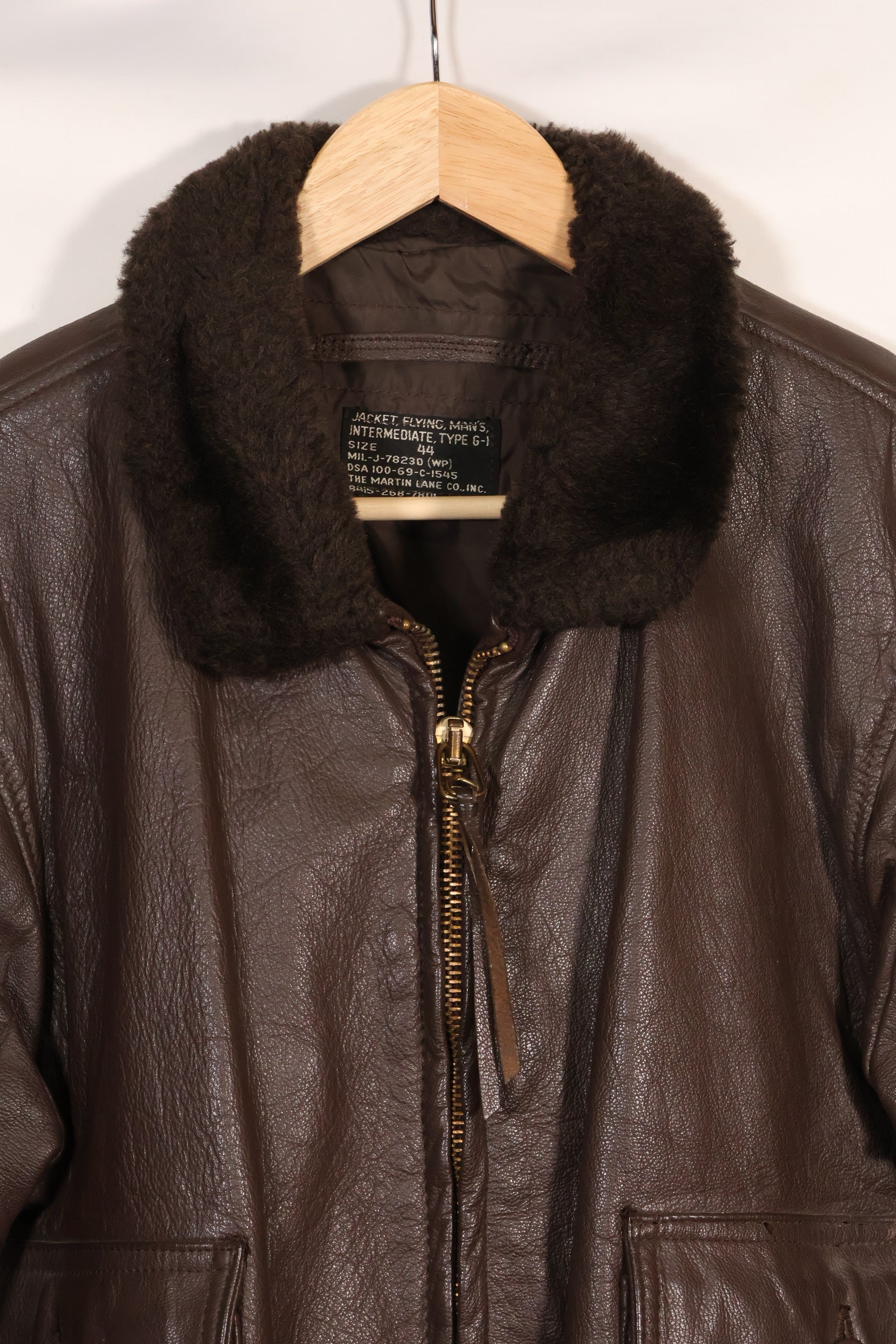 1969年契約　Size 44　アメリカ海軍　G-1　フライトジャケット　大きめサイズ　中古品