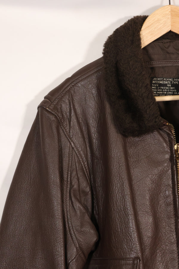 1969年契約　Size 44　アメリカ海軍　G-1　フライトジャケット　大きめサイズ　中古品