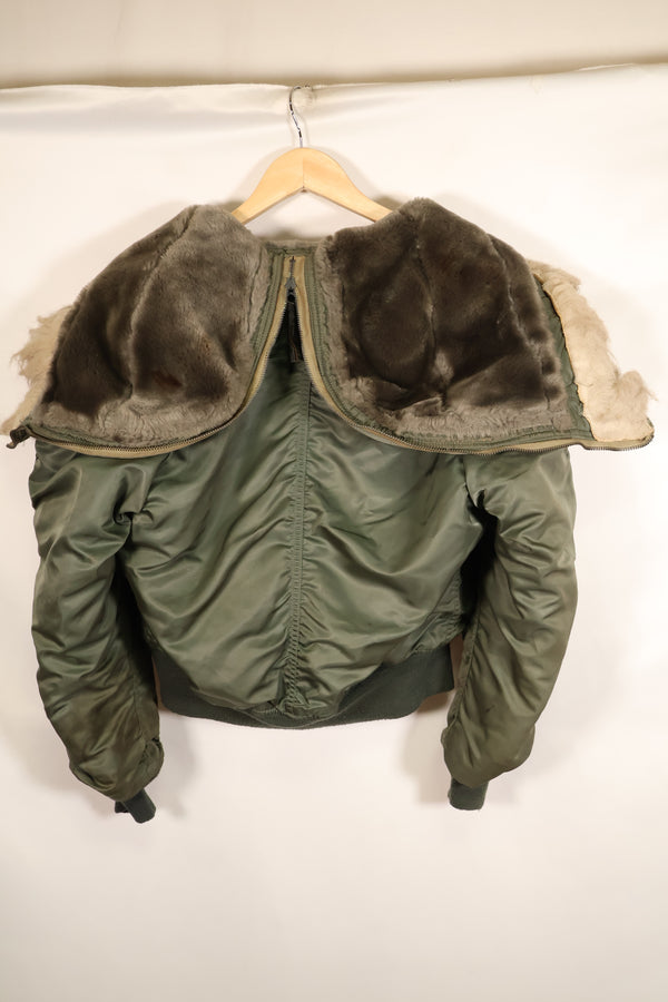 1980年代後半　MEDIUM　民間用　アルファインダストリー製　N2-B　フライトジャケット　中古品
