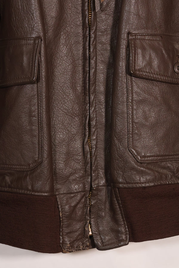 1969年契約　Size 44　アメリカ海軍　G-1　フライトジャケット　大きめサイズ　中古品