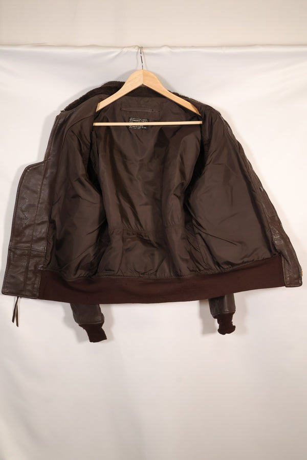 1969年契約　Size 44　アメリカ海軍　G-1　フライトジャケット　大きめサイズ　中古品