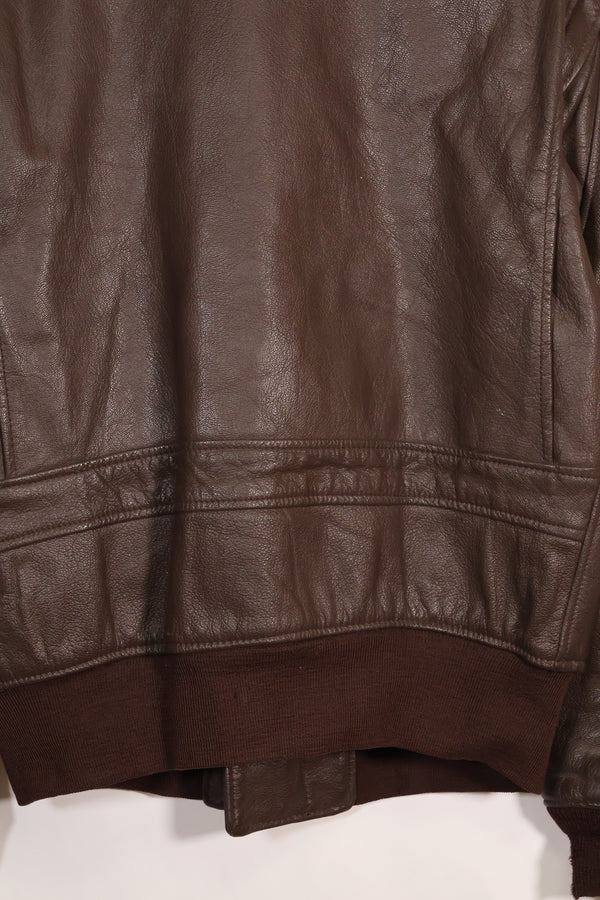 1969年契約　Size 44　アメリカ海軍　G-1　フライトジャケット　大きめサイズ　中古品