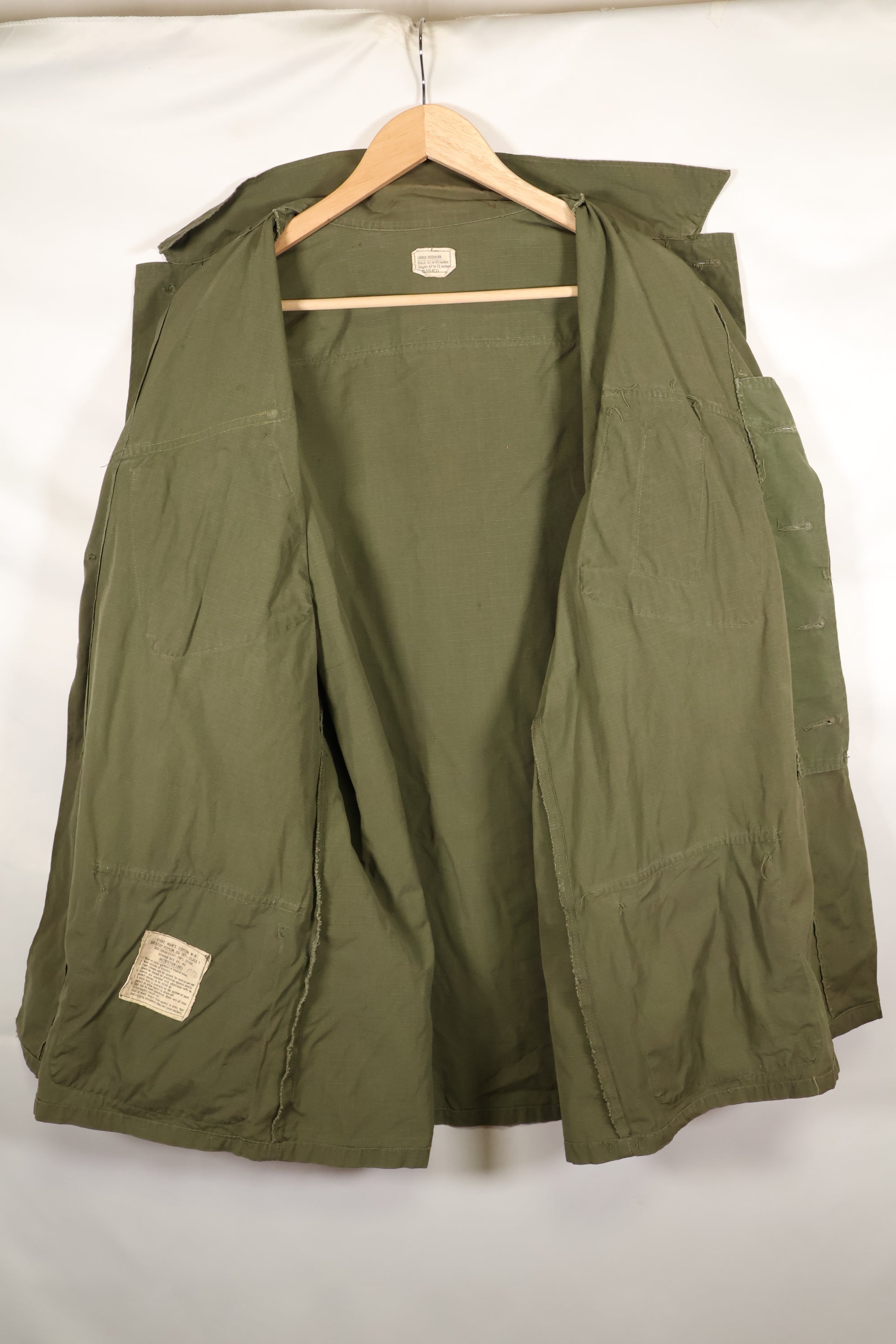 1969 Contract L-R 4th Model Jungle Fatigue Jacket Used