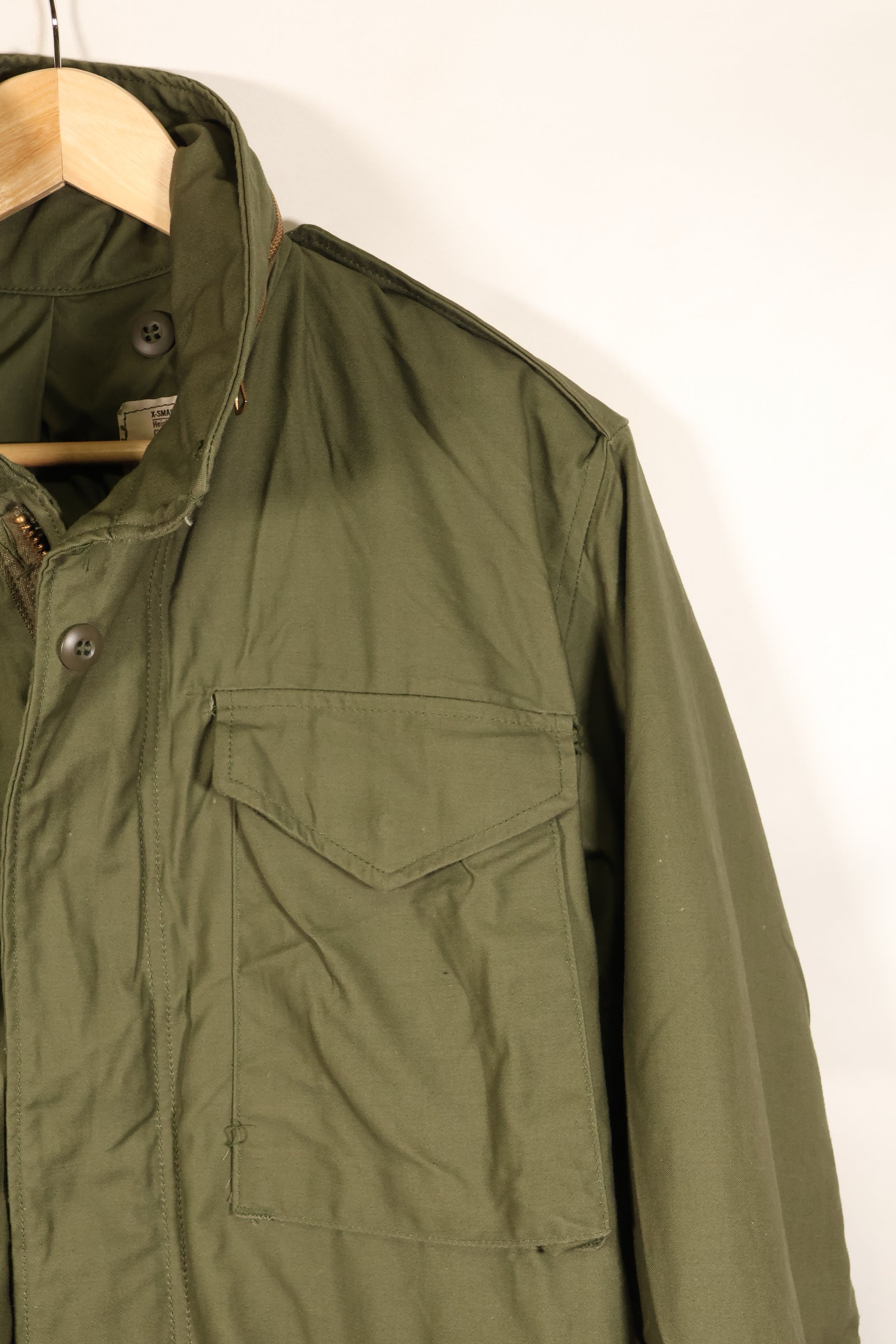 1976年契約　X-S-R　アメリカ軍　M65　フィールドジャケット　ほぼ未使用品