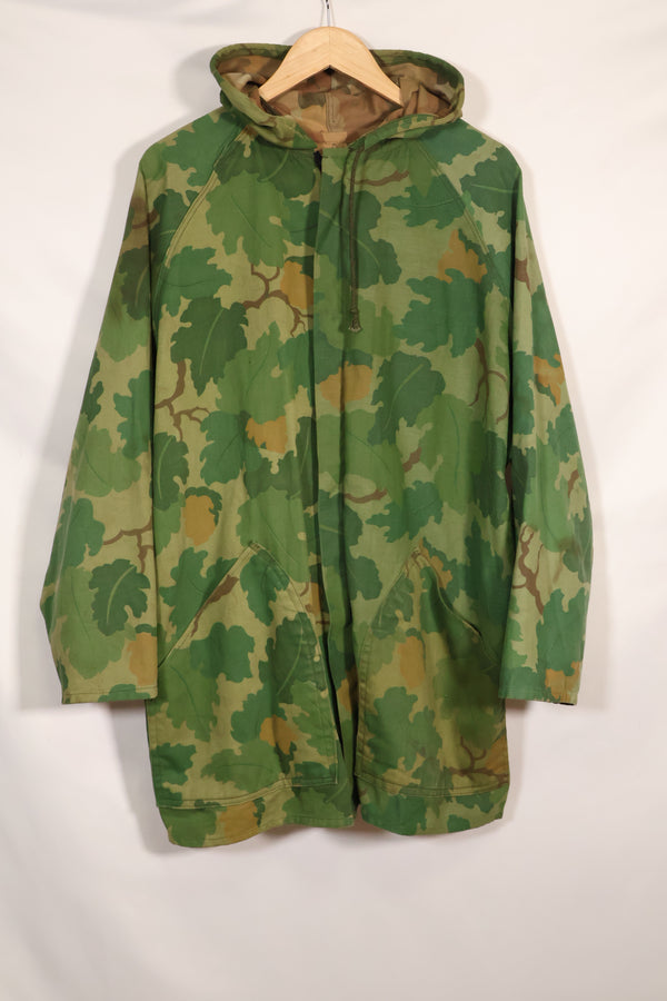 古いレプリカ　アメリカ海兵隊　ミッチェル迷彩　リバーシブル　パーカー　中古品