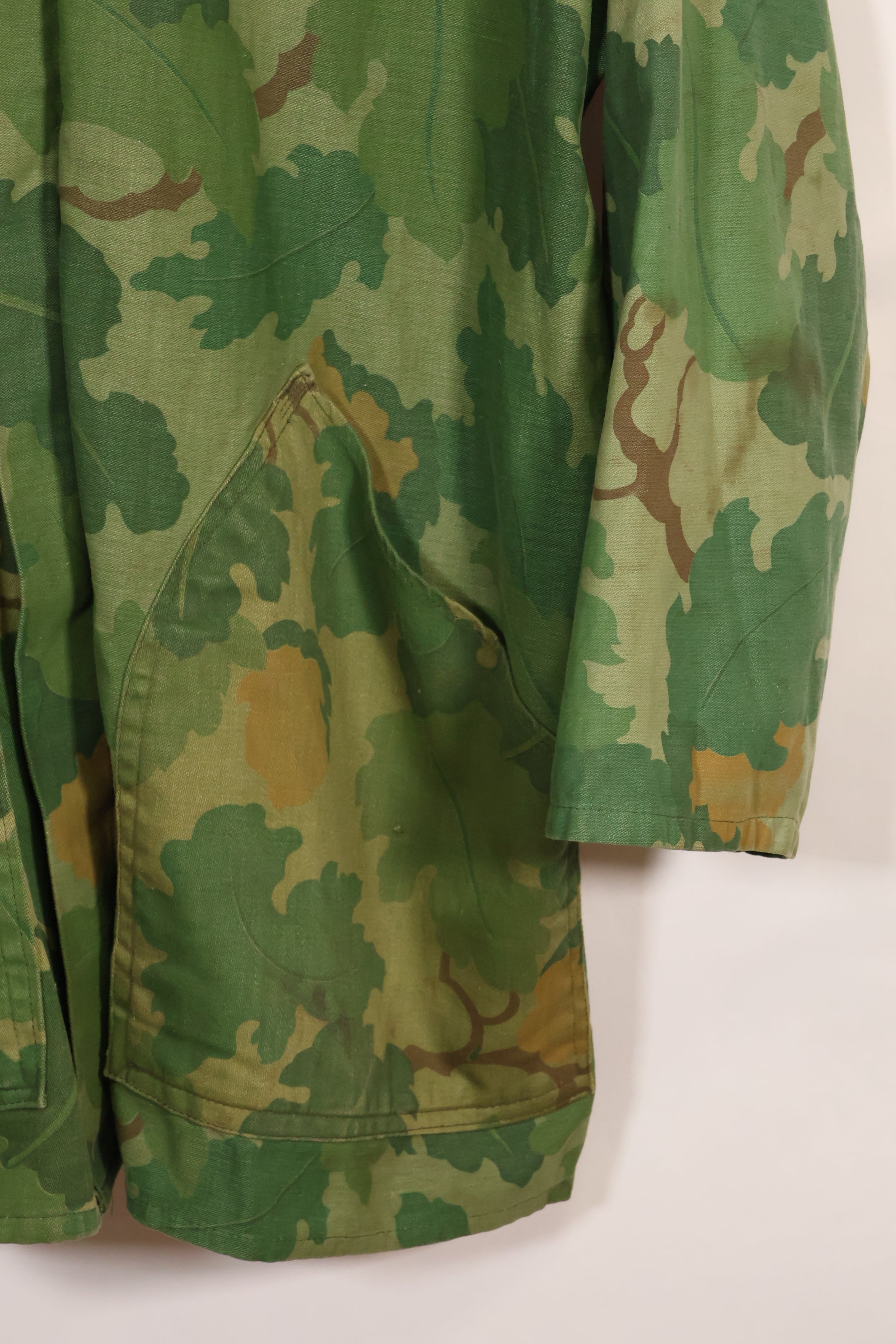 古いレプリカ　アメリカ海兵隊　ミッチェル迷彩　リバーシブル　パーカー　中古品