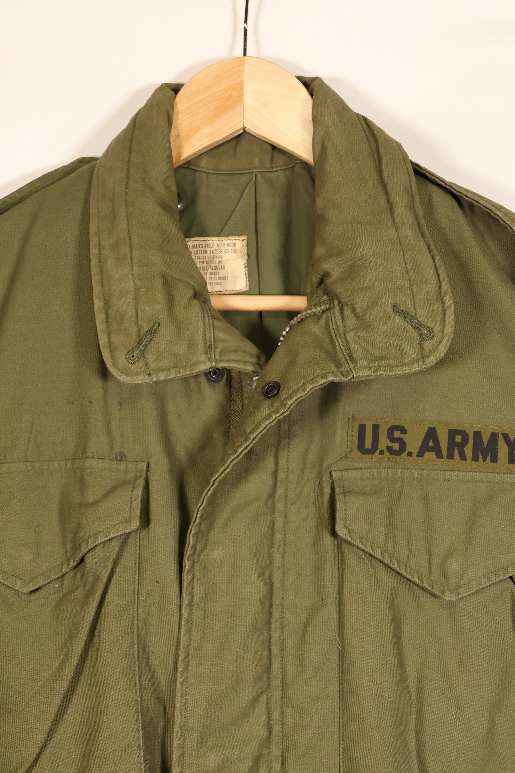 1967年契約　X-S-R　2nd Model M65　フィールドジャケット　パッチ初付け　中古品