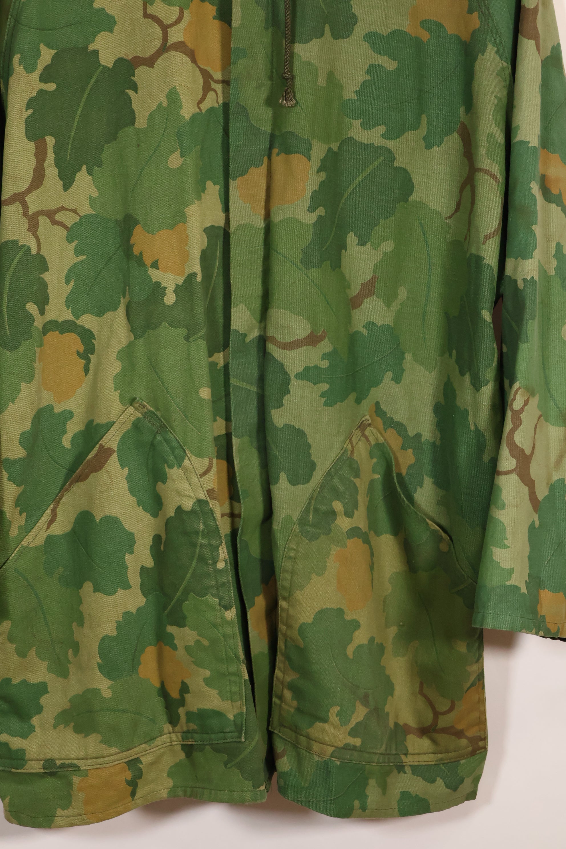 古いレプリカ　アメリカ海兵隊　ミッチェル迷彩　リバーシブル　パーカー　中古品