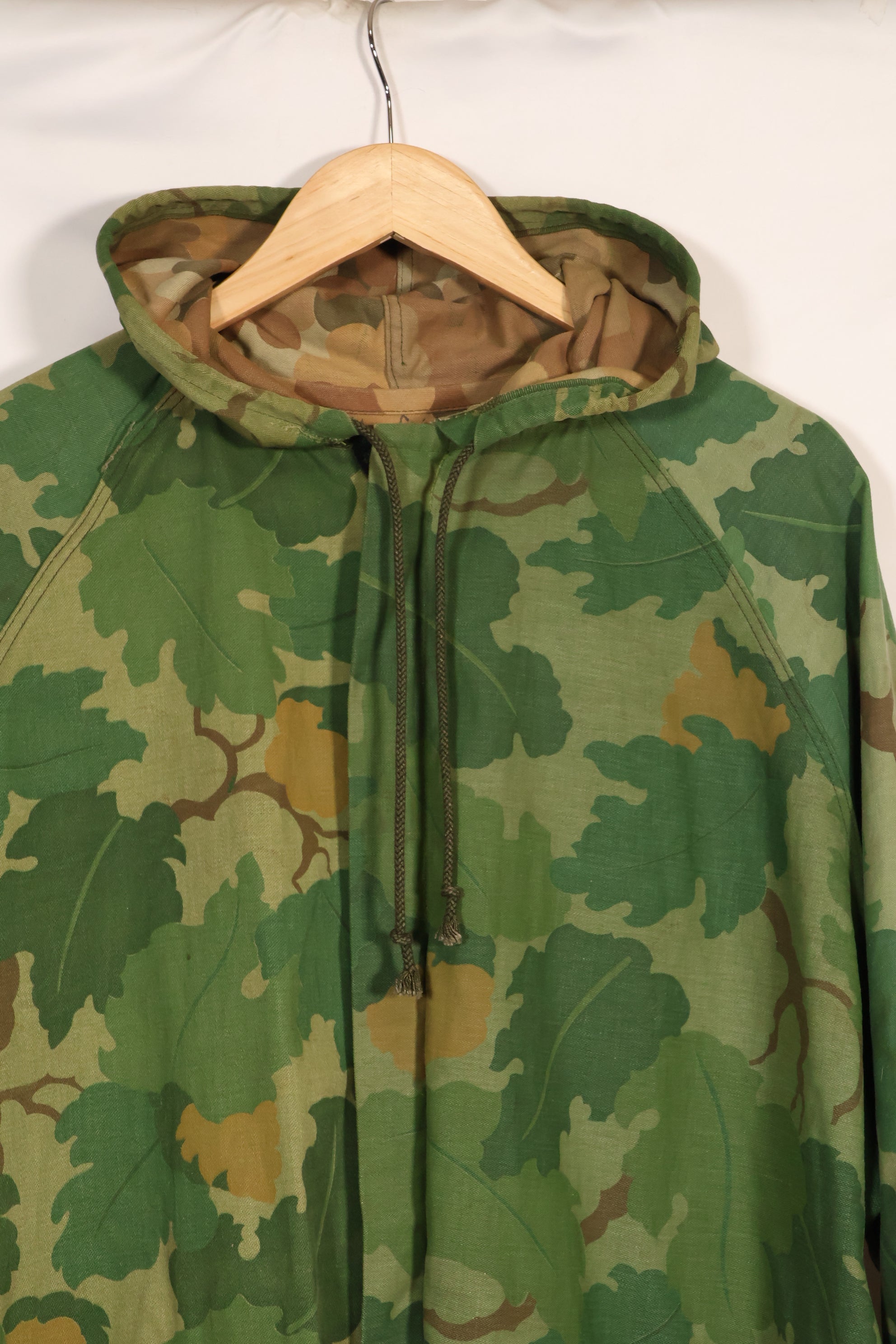 古いレプリカ　アメリカ海兵隊　ミッチェル迷彩　リバーシブル　パーカー　中古品