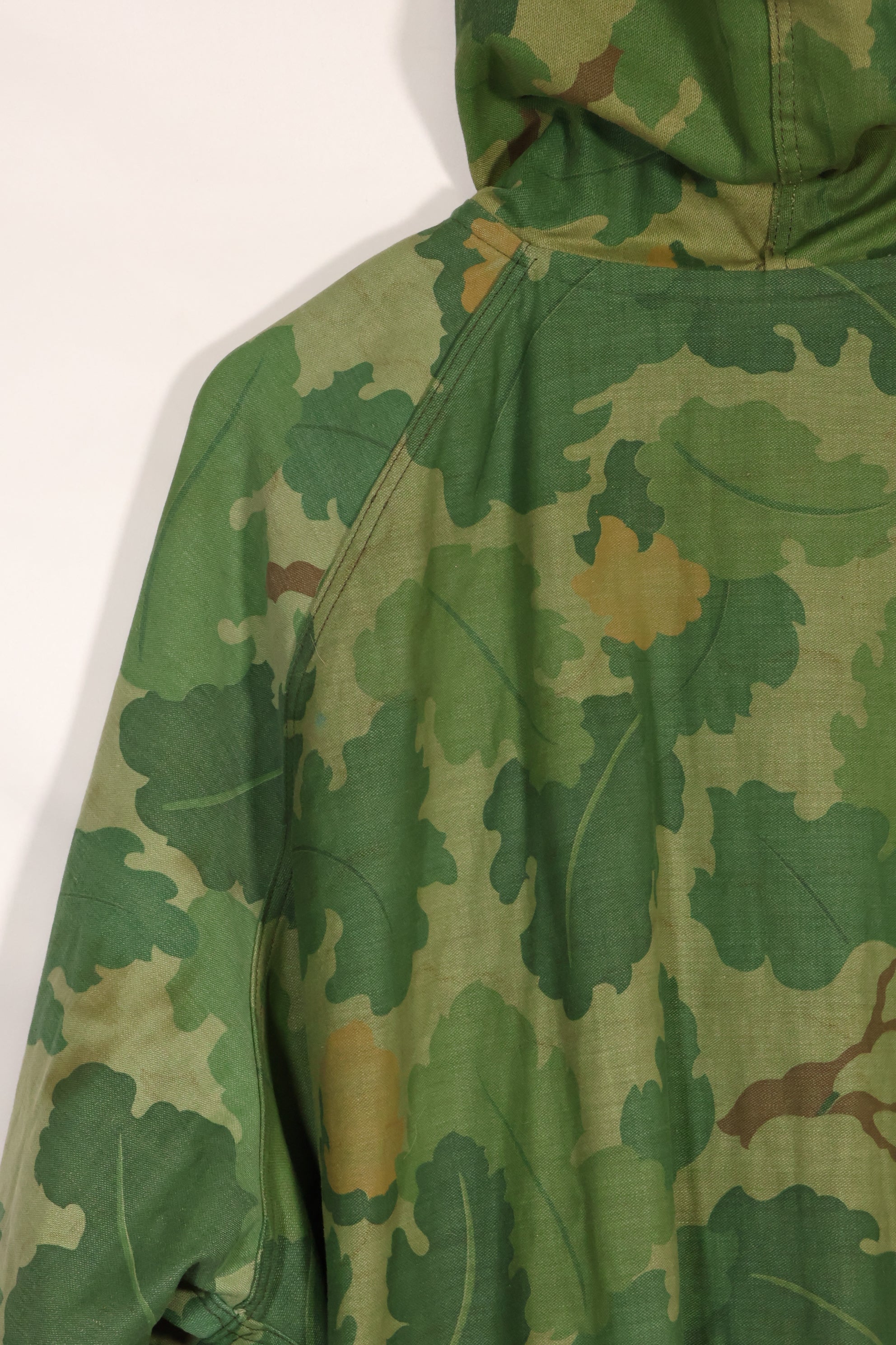 古いレプリカ　アメリカ海兵隊　ミッチェル迷彩　リバーシブル　パーカー　中古品