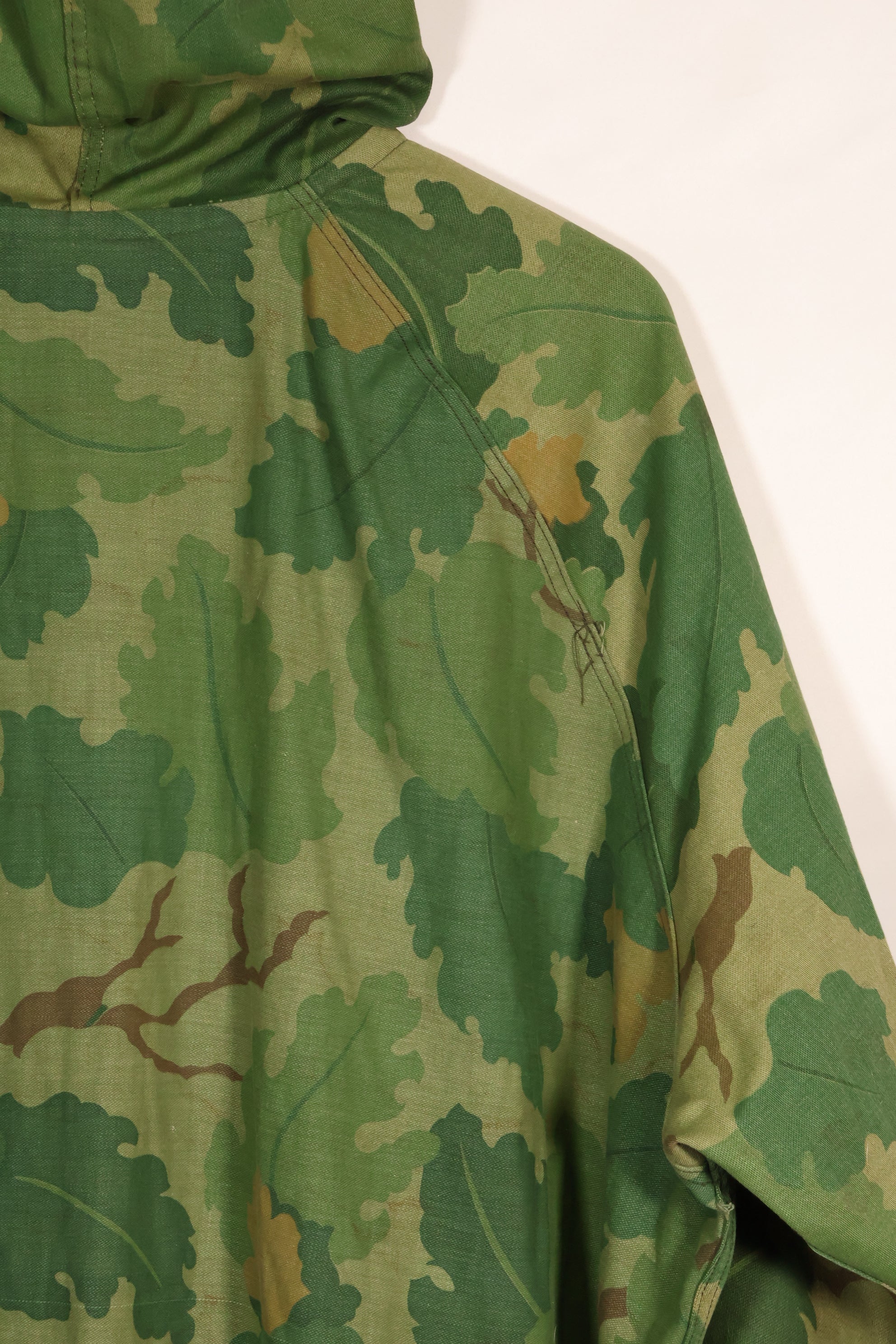 古いレプリカ　アメリカ海兵隊　ミッチェル迷彩　リバーシブル　パーカー　中古品