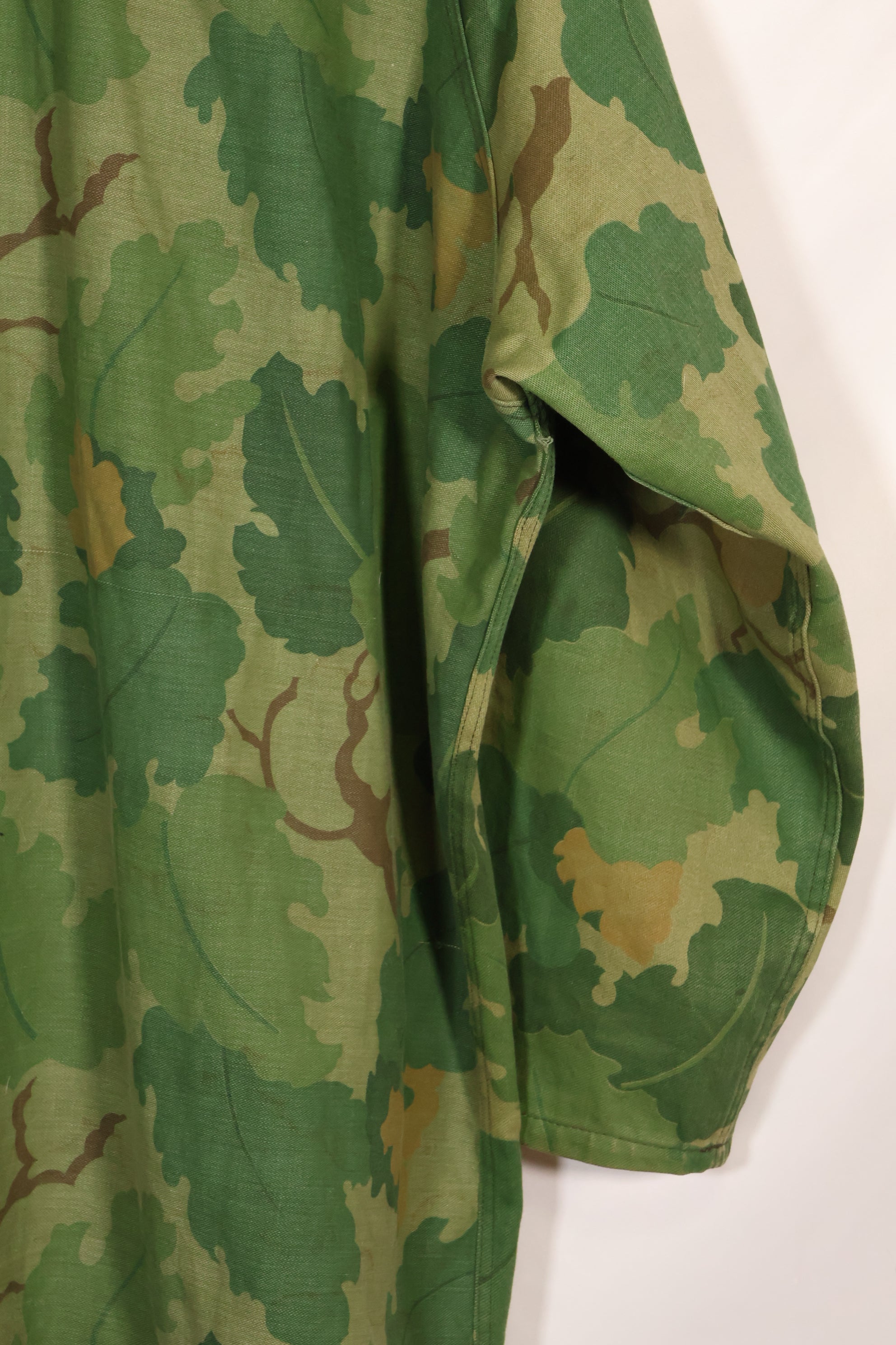 古いレプリカ　アメリカ海兵隊　ミッチェル迷彩　リバーシブル　パーカー　中古品