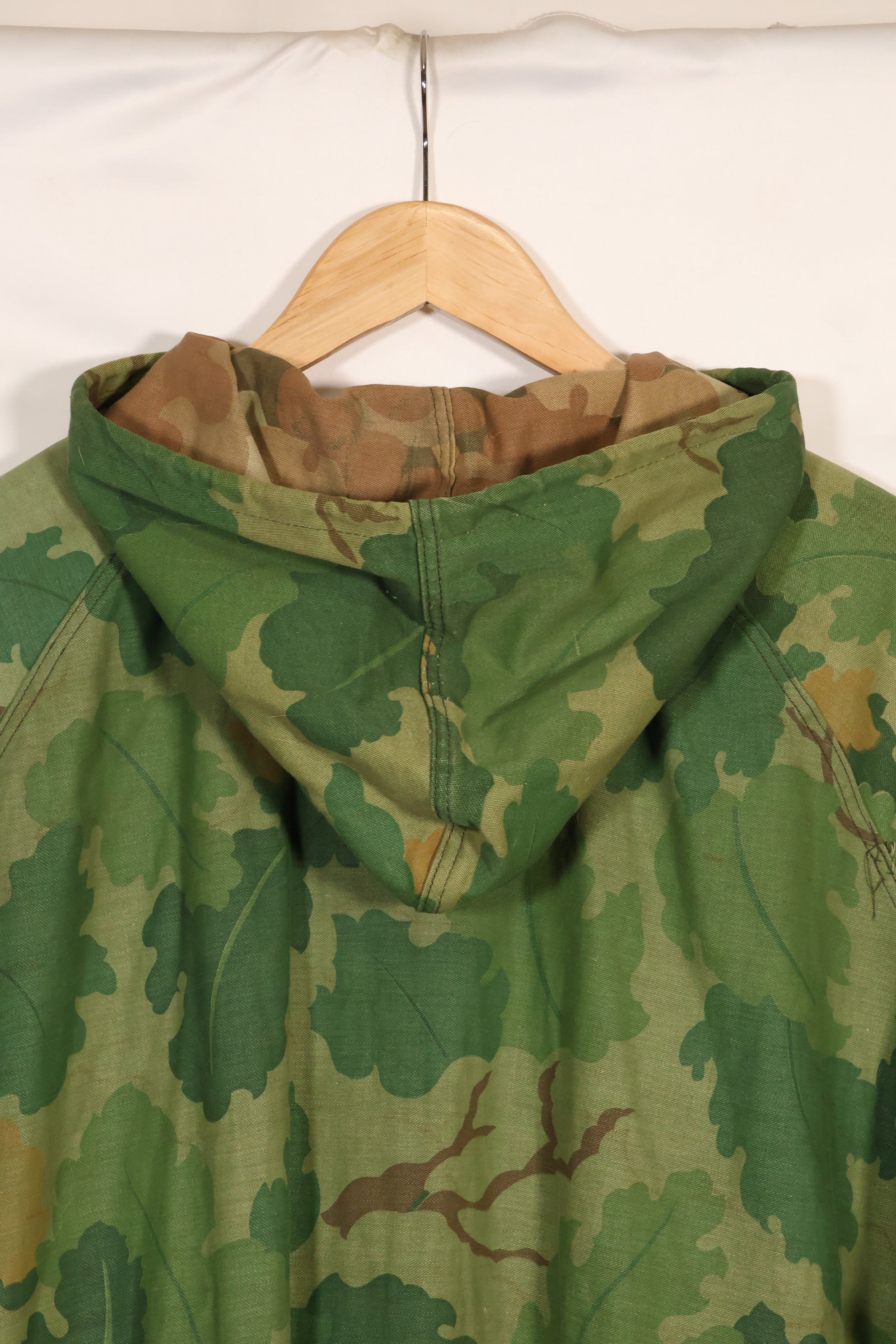 古いレプリカ　アメリカ海兵隊　ミッチェル迷彩　リバーシブル　パーカー　中古品