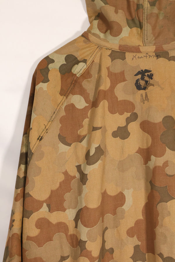 古いレプリカ　アメリカ海兵隊　ミッチェル迷彩　リバーシブル　パーカー　中古品