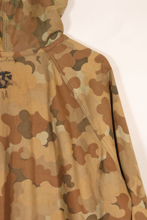 古いレプリカ　アメリカ海兵隊　ミッチェル迷彩　リバーシブル　パーカー　中古品