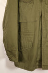 1967 Contract, M-R, U.S. Military, 2nd Model M65 Field Jacket, Aluminum Zipper, With Liner, Used