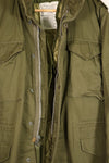 1967 Contract, M-R, U.S. Military, 2nd Model M65 Field Jacket, Aluminum Zipper, With Liner, Used