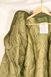 1967 Contract, M-R, U.S. Military, 2nd Model M65 Field Jacket, Aluminum Zipper, With Liner, Used