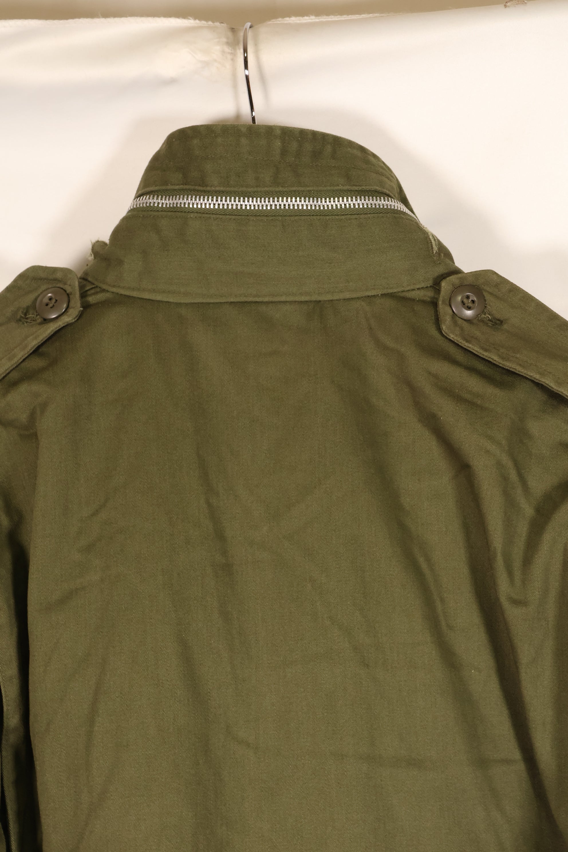 1967 Contract, M-R, U.S. Military, 2nd Model M65 Field Jacket, Aluminum Zipper, With Liner, Used