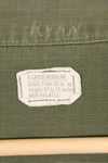 1968 Contract X-L-R 4th Model Jungle Fatigue Jacket, faded, used.