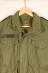 1974 Contract, S-R, U.S. Military, M65 Field Jacket, 3rd Model with Liner, Used