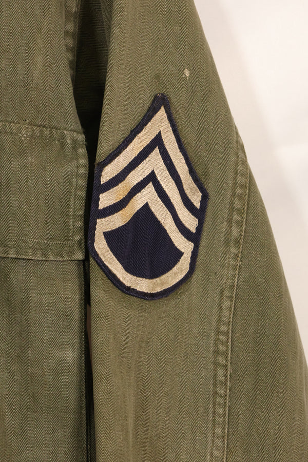 1940年代　アメリカ陸軍　M43 HBT　ユーティリティジャケット　中古品　状態良い