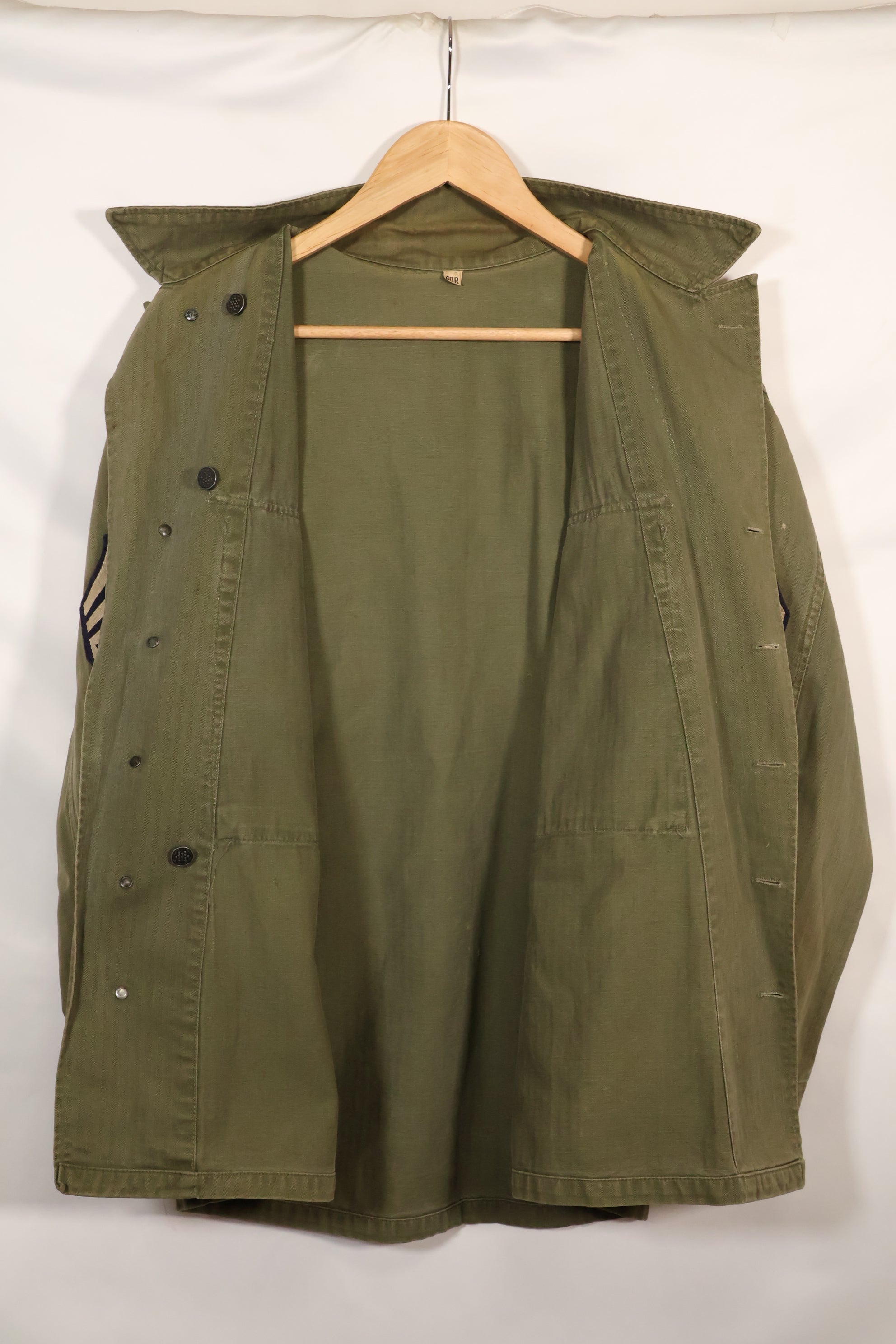 1940年代　アメリカ陸軍　M43 HBT　ユーティリティジャケット　中古品　状態良い