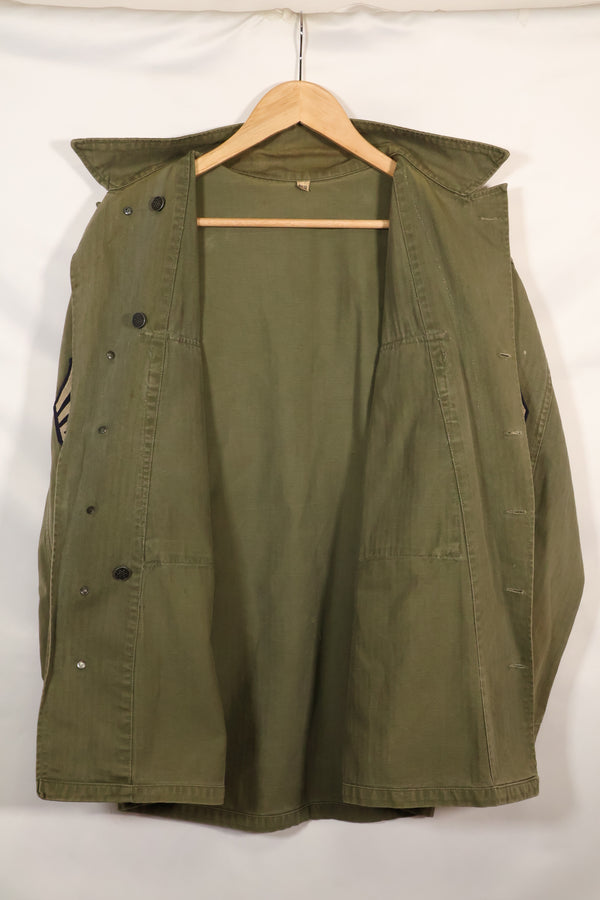 1940年代　アメリカ陸軍　M43 HBT　ユーティリティジャケット　中古品　状態良い