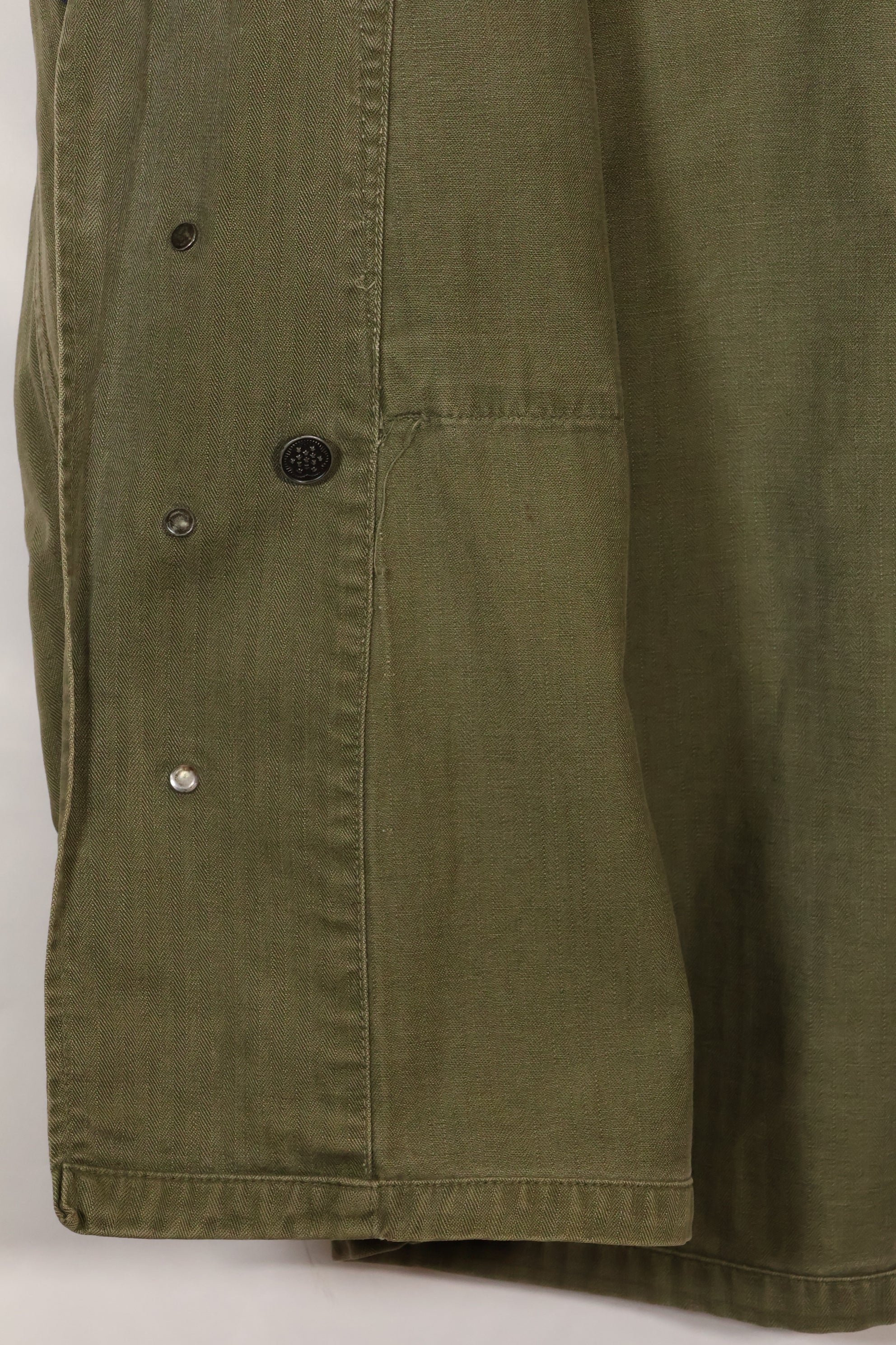 1940年代　アメリカ陸軍　M43 HBT　ユーティリティジャケット　中古品　状態良い