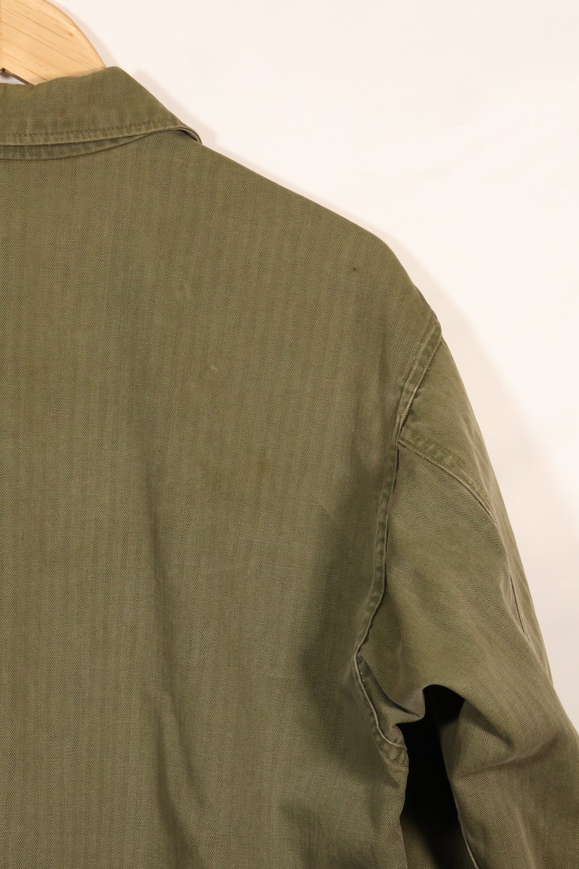 1940年代　アメリカ陸軍　M43 HBT　ユーティリティジャケット　中古品　状態良い