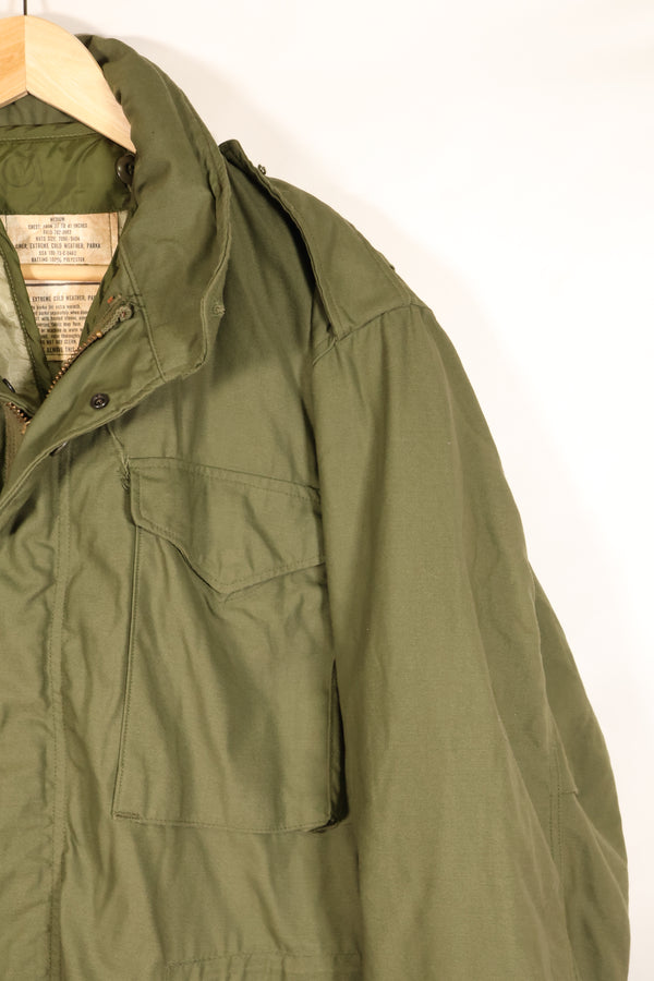 1976年契約　M-R　アメリカ軍　M65　フィールドジャケット　1973年M65パーカーライナー　組合わせ品　中古品