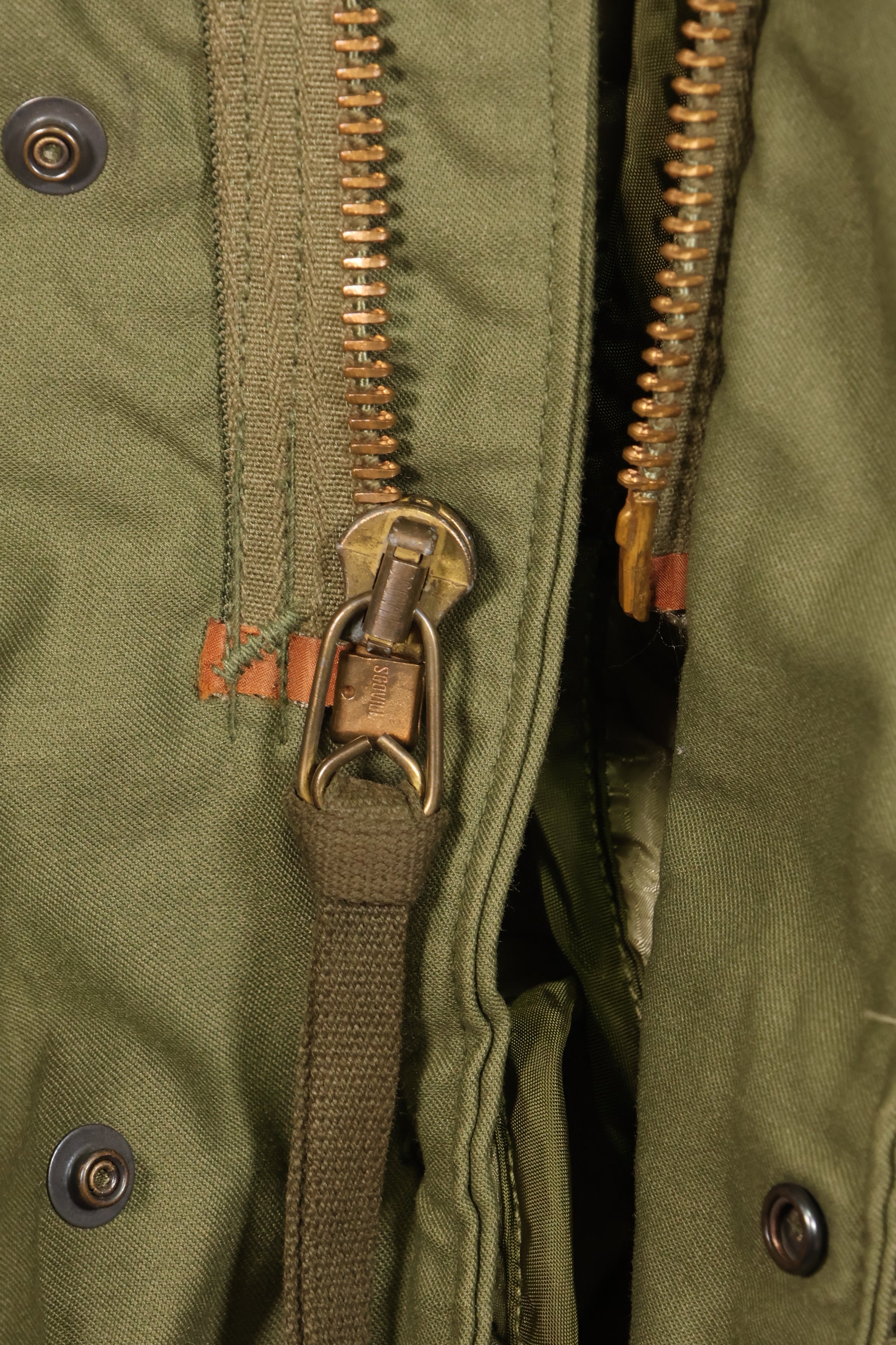 1976年契約　M-R　アメリカ軍　M65　フィールドジャケット　1973年M65パーカーライナー　組合わせ品　中古品