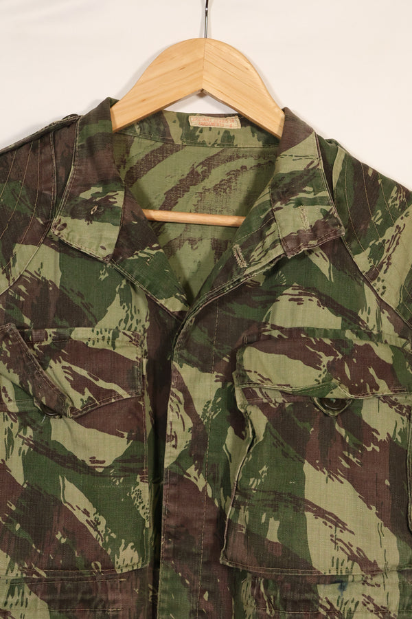 1960年代〜70年代　ポルトガル軍　リザード迷彩　コンバットジャケット　中古品