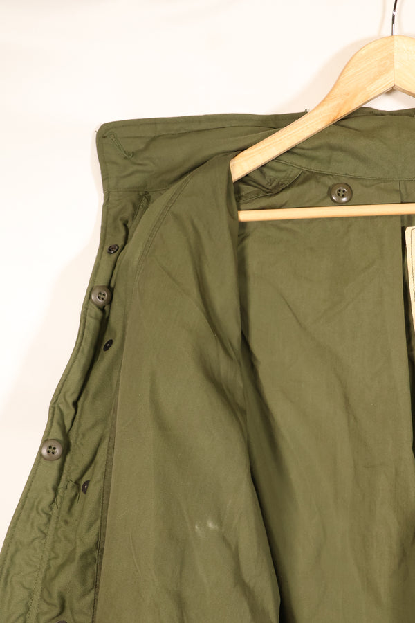1976年契約　M-R　アメリカ軍　M65　フィールドジャケット　1973年M65パーカーライナー　組合わせ品　中古品