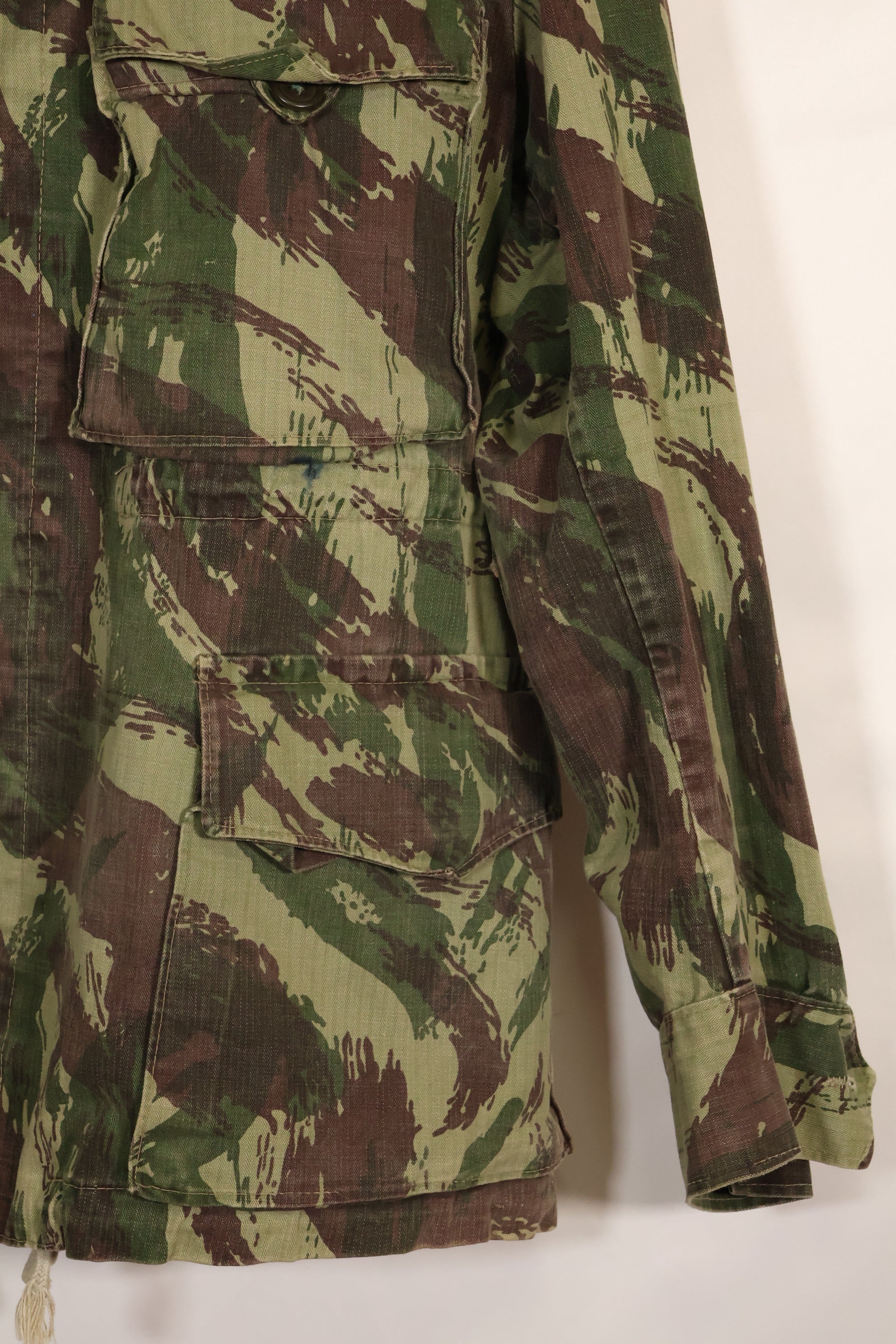 1960年代〜70年代　ポルトガル軍　リザード迷彩　コンバットジャケット　中古品