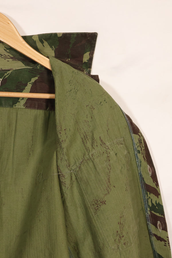 1960年代〜70年代　ポルトガル軍　リザード迷彩　コンバットシャツ　中古品