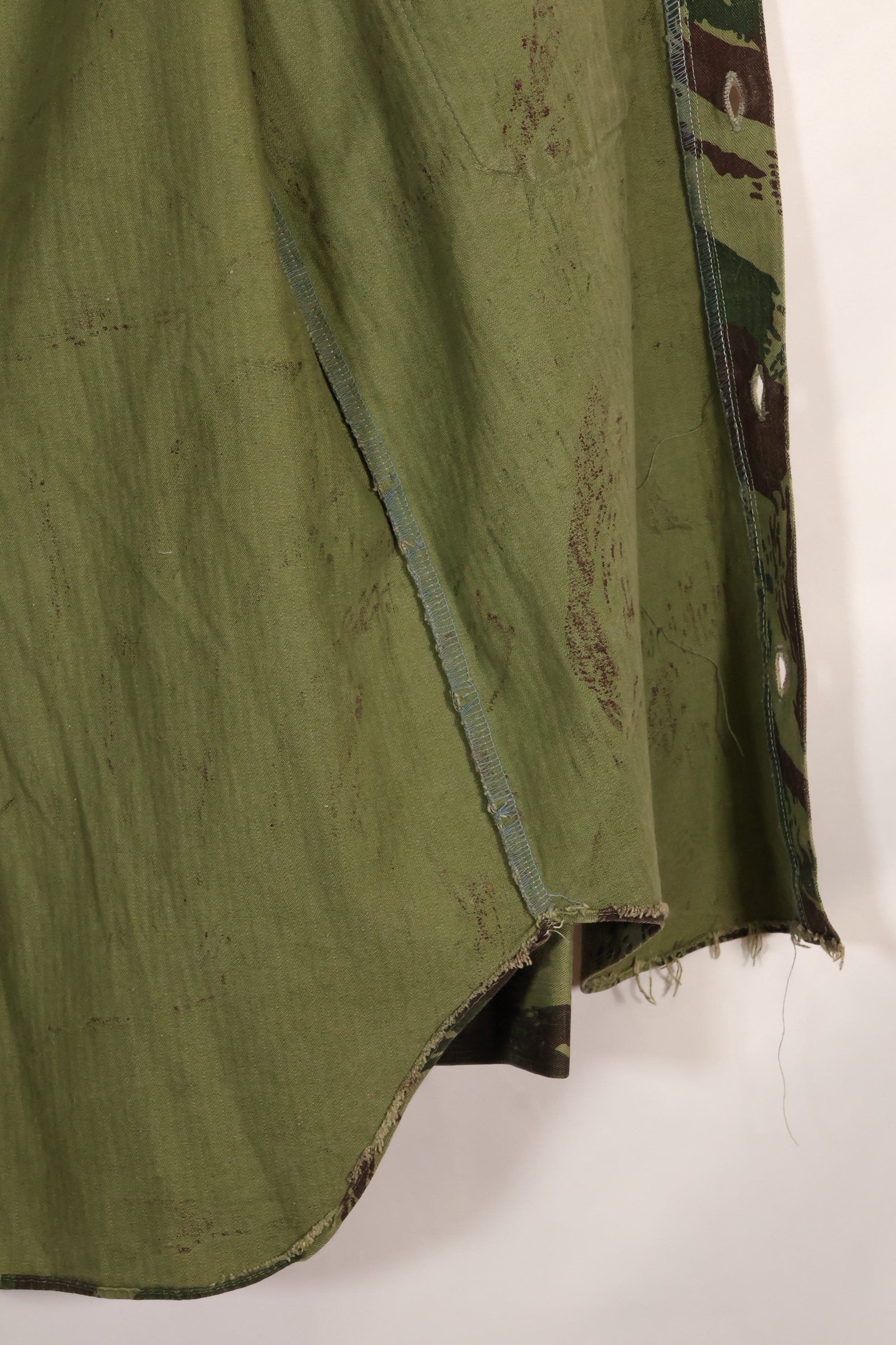 1960年代〜70年代　ポルトガル軍　リザード迷彩　コンバットシャツ　中古品