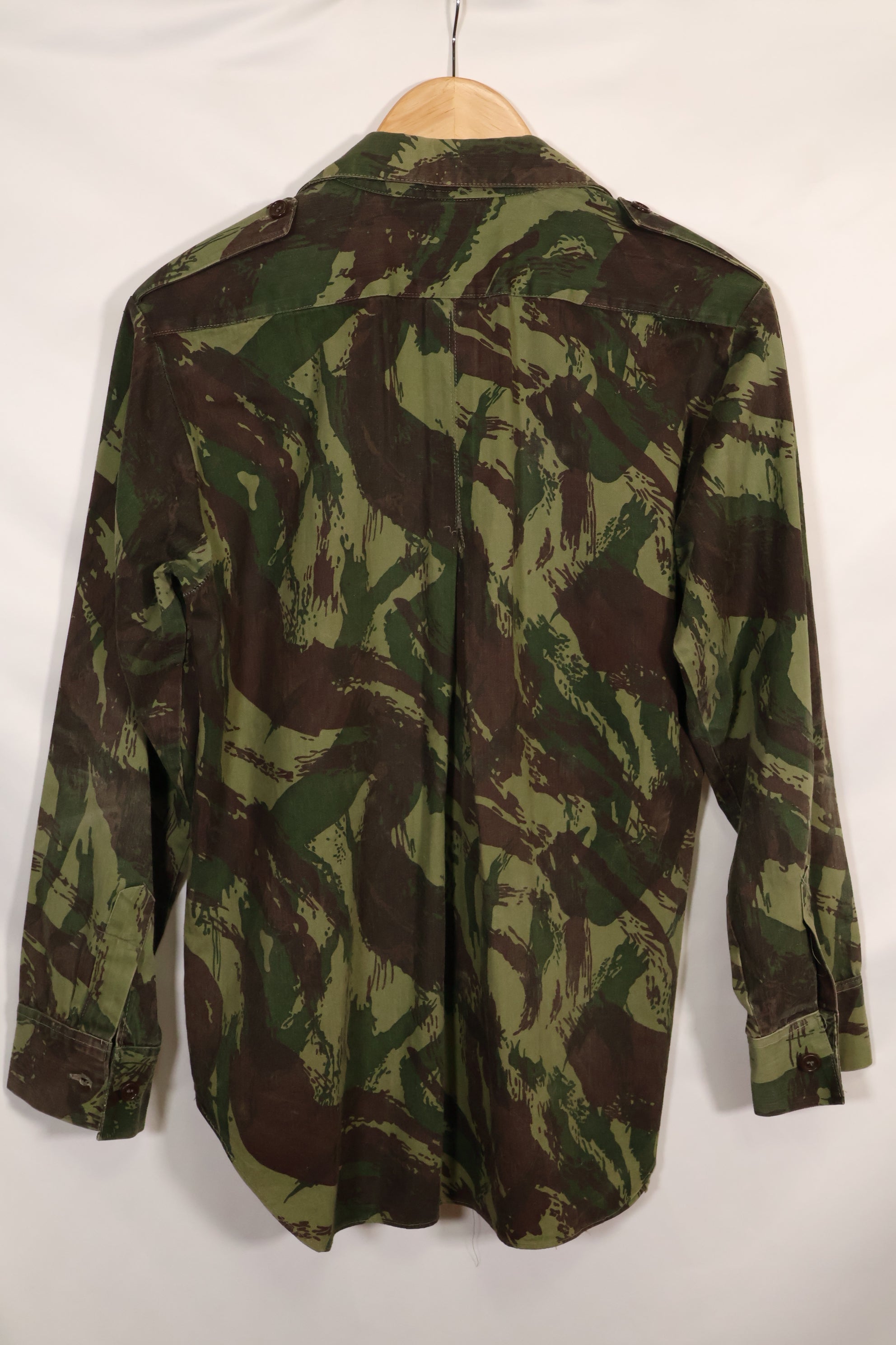 1960年代〜70年代　ポルトガル軍　リザード迷彩　コンバットシャツ　中古品