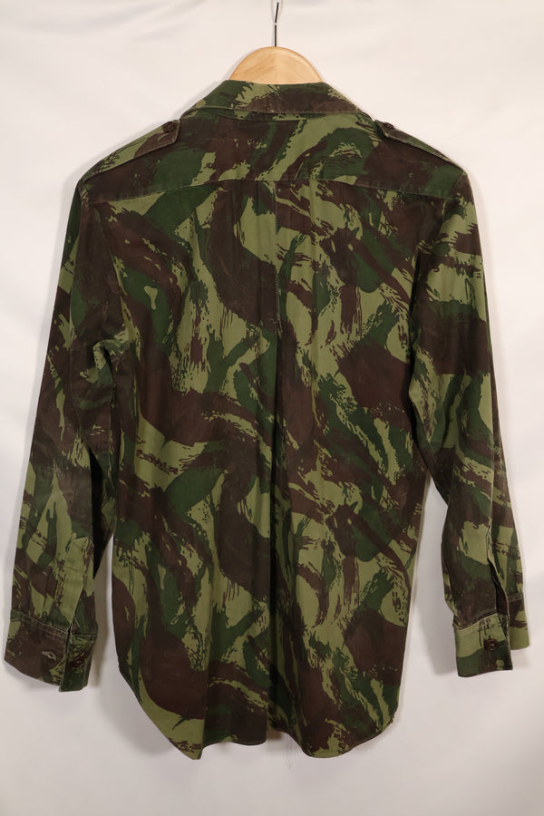 1960年代〜70年代　ポルトガル軍　リザード迷彩　コンバットシャツ　中古品