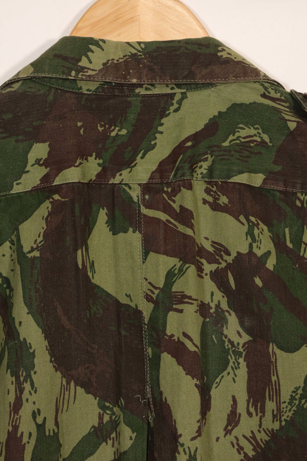 1960年代〜70年代　ポルトガル軍　リザード迷彩　コンバットシャツ　中古品