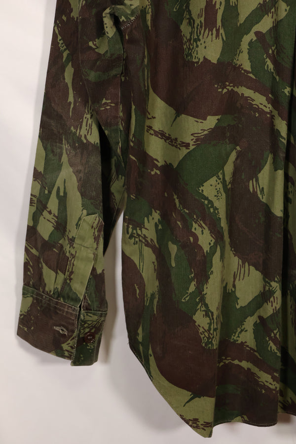 1960年代〜70年代　ポルトガル軍　リザード迷彩　コンバットシャツ　中古品